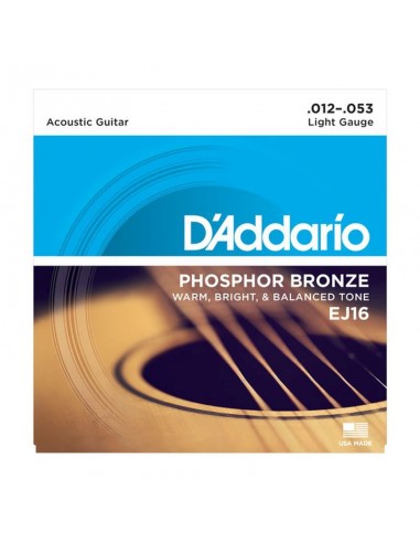 D'addario EJ16 Phospore Bronze Muta...