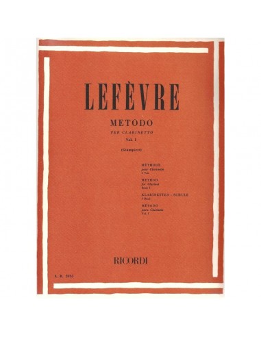Lefèvre - Metodo per clarinetto vol 1