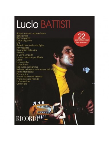 Lucio Battisti 22 grandi successi