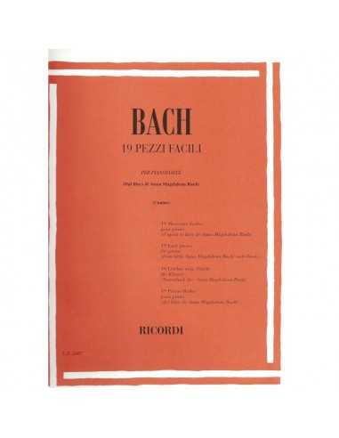 Bach 19 pezzi facili dal Libro di...