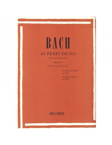 Bach 23 pezzi facili con CD per...