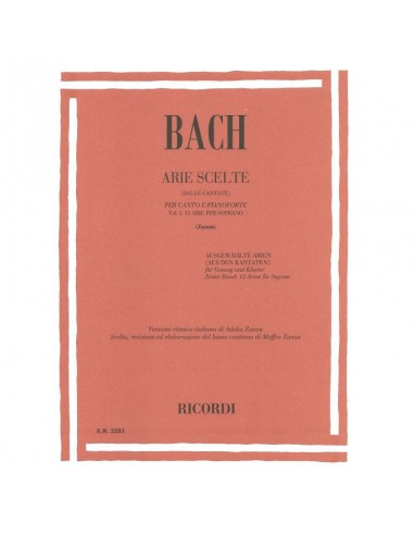 Bach Arie scelte dalle cantate per...