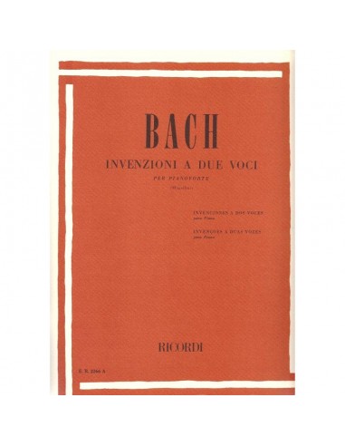 Bach Invenzioni a due voci per...