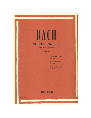 Bach Suites Inglesi per pianoforte