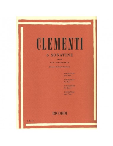 Clementi 6 Sonatine op. 36 Edizione...