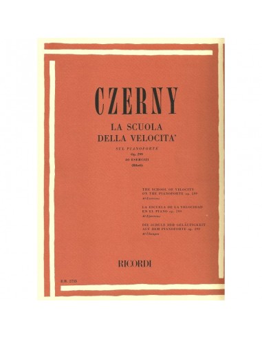 Czerny La Scuola della Velocità Op 299