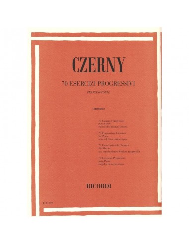 Czerny 70 Esercizi progressivi per...