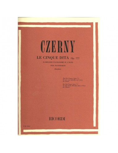 Czerny Le cinque Dita Op. 777 24...