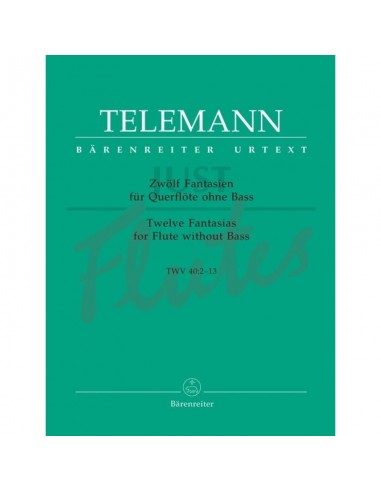 Telemann 12 fantasie per flauto senza...
