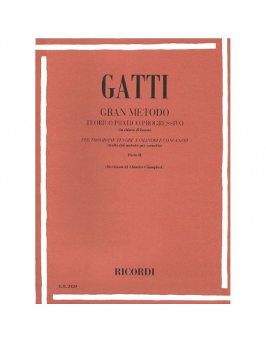Gatti Metodo per trombone tenore...
