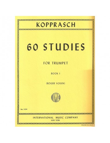 Kopprasch 60 Studies per tromba Volume 1