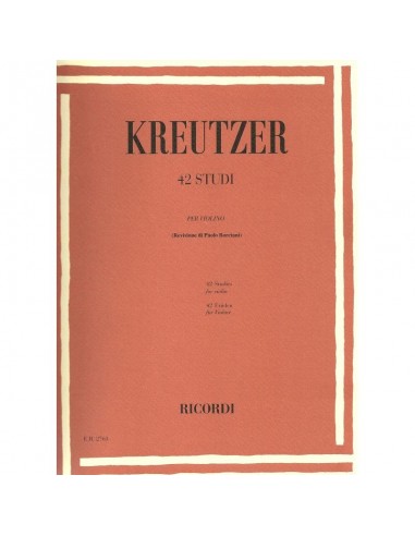Kreutzer 42 studi per violino...