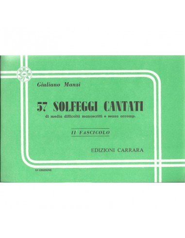 Manzi Giuliano 57 Solfeggi cantati II...