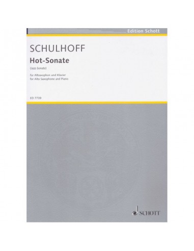 Schulhoff Hot Sonate Per sax e piano...