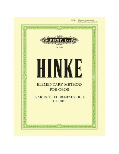 Hinke Elementary Method for oboe...