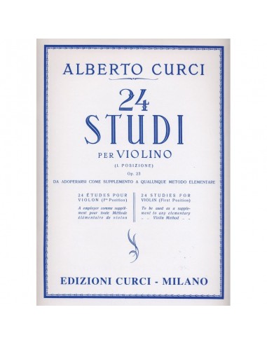 Alberto Curci 24 Studi per violino I...