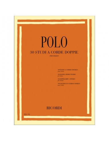 Polo 30 Studi a Corde Doppie Per Violino