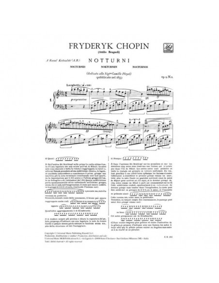 Chopin Notturni per pianoforte